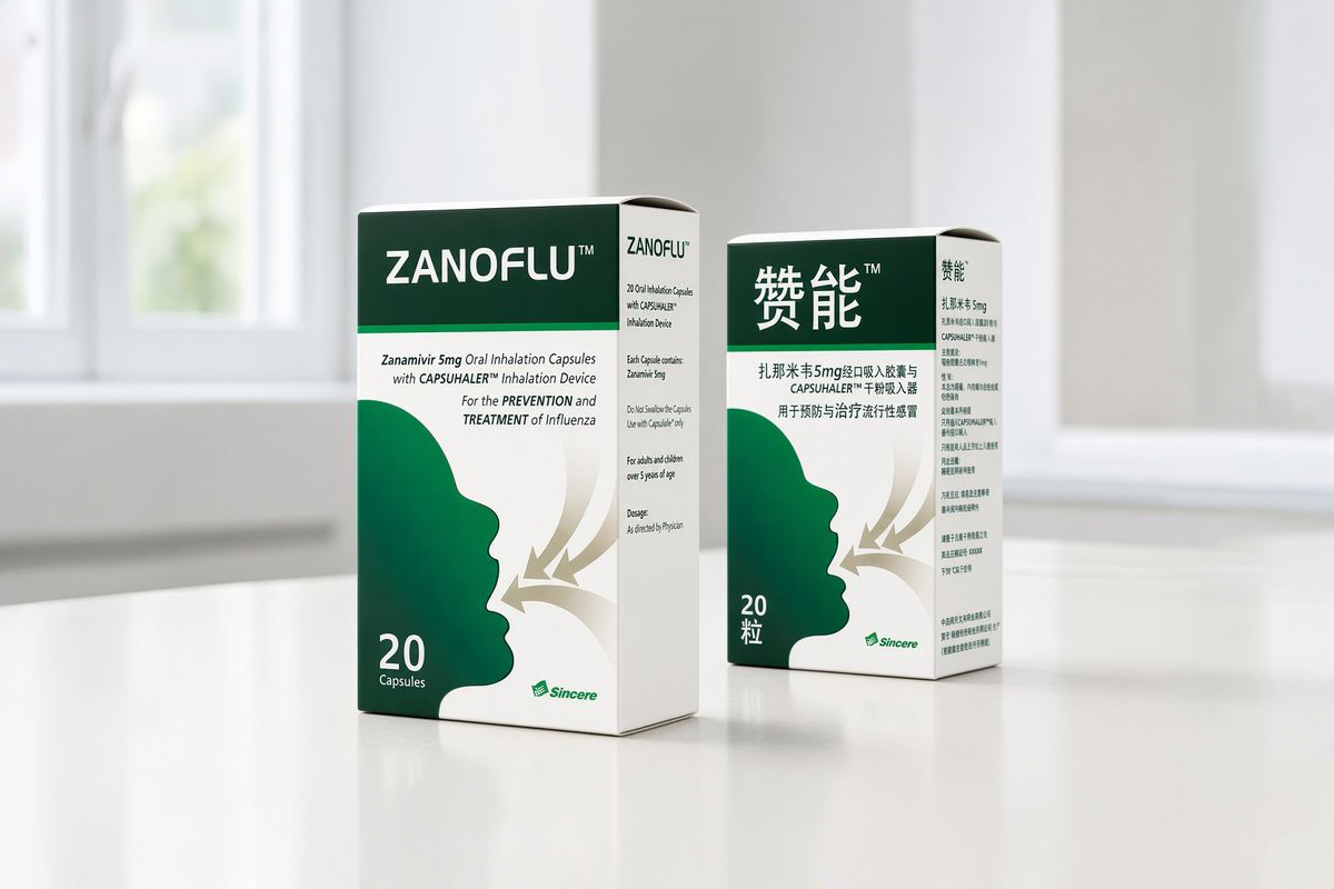 ZANOFLU pharmaceutical branding